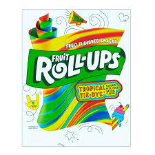 Fruit Roll Ups Tropical Tie-Dye 141g