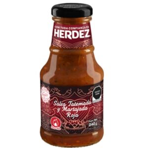 Herdez Salsa Tatemada y Martajada Roja 240g