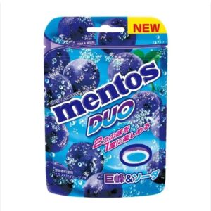 Mentos 2 in 1 Grape Soda Flavor 45g