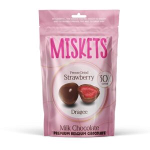 Miskets Fresa Liofilizada Choco Leche 80g