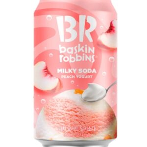 Baskin Robbins Peach Yogurt Sparkling Drink 350ml