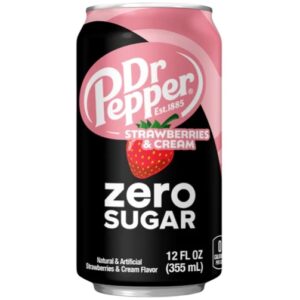 Dr Pepper Zero Strawberry Cream 355ml