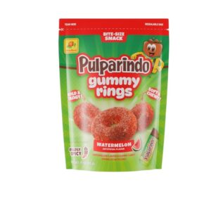De la Rosa Pulparindo Gummy Rings Watermelon 255g