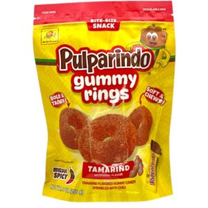 De la Rosa Pulparindo Gummy Rings Tamarindo 255g