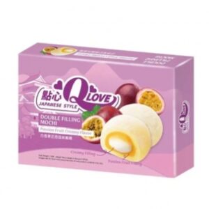 Qlove Passion Fruit Premium Filling Mochi 80g