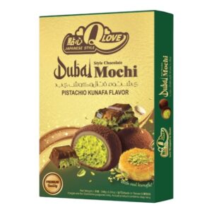 Qlove Dubai Chocolate & Pistachio Kunafa Deluxe Mochi 168g