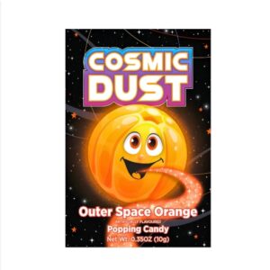 Cosmic Dust Outer Space Orange Popping Candy 10g